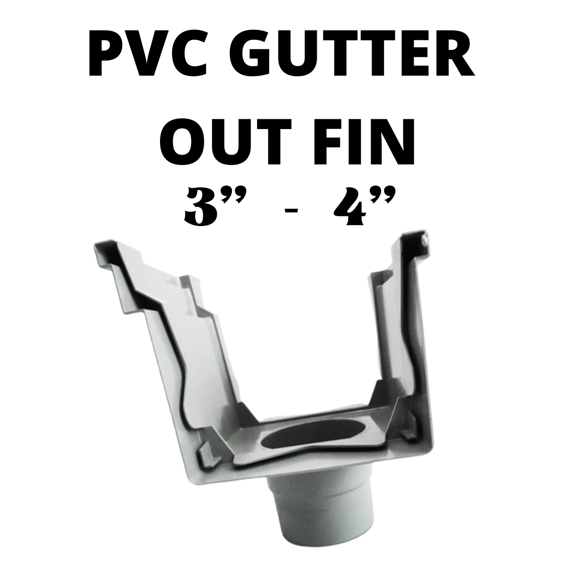 PVC Gutter Fitting / PVC Rain Gutter ( Salur Air Kelabu PVC ) Rainwater