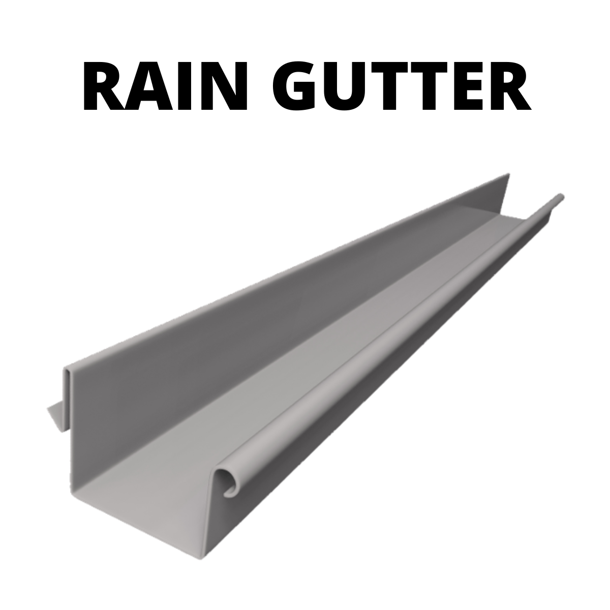 PVC Gutter Fitting / PVC Rain Gutter ( Salur Air Kelabu PVC ) Rainwater